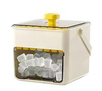 Moule à bac à glaçons, glacière double couche, machine à presse de 15 x 15 x 13 cm, cubes à dégagement facile, plateau de congélation de qualité alimentaire, outil de refroidissement des boissons,