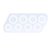 Moule à bague en silicone pour bricolage, résine époxy cristal unique, kit de fabrication de bijoux pour cadeaux faits à la main, décorations d'intérieur, matériau en silicone