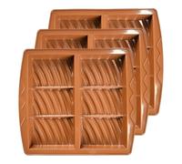 Moule À Barre Chocolat Épaisse - 3 Pièces Moules à Barres Chocolat en Silicone Profonde Antiadhésifs | Démoulage Facile 6 Cavités pour Brownie Truffle Activité Fête Anniversaire Cadeau | Moulage Brown