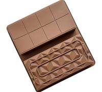 Moule à Barres Chocolatées | Moule à Biscuits en Silicone | Forme à Glaçons et Bonbons pour et Adultes | Anniversaire Noël Pâtisserie Fête Décoration Gâteau