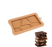 Moule à Barres de Chocolat,En Qualité Alimentaire Flexible à Démoulage Facile | Formes En Silicone Pour Chocolat,Pour Snacks Fourrés, Desserts, Barres Protéinées et Énergétiques, DIY,