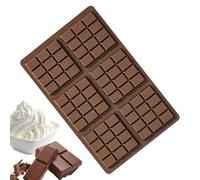 Moule À Barres De Chocolat | Moule À Barres Rectangulaires Fourrées 6 Cavités, À Pâtisserie Pour Snacks - Pour La Cuisine, La Gelée, Les Fêtes, Les Desserts, Les Bonbons, Les Biscuits