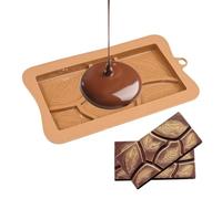 Moule À Barres De Chocolat | Moule Alimentaire Flexible Anti-Adhésif En Silicone - Formes En Silicone Pour Chocolat,Pour Snacks Fourrés, Desserts, Barres Protéinées et Énergétiques, DIY,