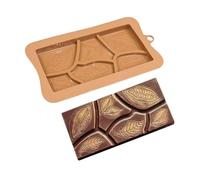 Moule À Barres De Chocolat - Moule Antiadhésif Qualité Alimentaire - en Silicone pour Barres,Pour Snacks Fourrés, Desserts, Protéinées et Énergétiques, DIY