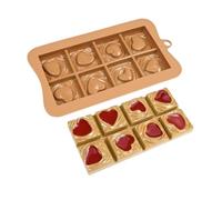 Moule à Barres de Chocolat - Moule Antiadhésif Qualité Alimentaire, en Silicone pour Barres - Pour Snacks Fourrés, Desserts, Protéinées et Énergétiques, DIY