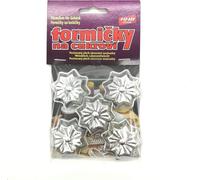 Moule à bascule - étoile de mer roue à picots 30pcs KHB Matériau: : Métal, Couleur : Argent, Pièces: : 30