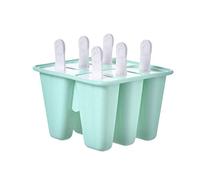 Moule à Bâtonnets de Glace en Silicone avec Poignée - 6 Cavités Bac à Glaçons Réutilisable, Facile à Démouler, pour Jus de Fruits, Cocktails et Boissons Sucrées