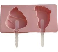 Moule à bâtonnets glacés/cake-pop en silicone DIY, pied, tas d'excréments - Type 6