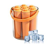 Moule à bâtonnets glacés | Préparation de jus glacés | Moule À Glace Avec Boîte De Rangement | Pour buveurs, hôtes, barmans, maison, bureau, appartement, camping-car, bars, clubs, fêtes, vin, jus, coc