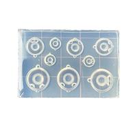 Moule à beignets en Silicone, moules à bonbons chocolat, gelées, Mousses de crème glacée, décoration de gâteaux, outils de fabrication de bijoux, Kit de bonbons de qualité outils de