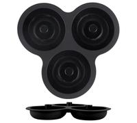 Moule à beignets en silicone - Plateau en silicone résistant à la chaleur - Four à pâtisserie pour bagels et beignets, bagels, gâteaux, biscuits, petit-déjeuner, préparation, cuisine, anniversaire