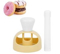 Moule à Beignets, Réutilisables Machine à Fabriquer Des Beignets Outil De Cuisson Moule à Beignets Donuts Avec Pince Pour Trempage Plastique Créatif Machine à Donuts Moule à Desserts