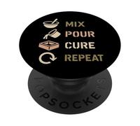 Moule à béton pour Pot de Ciment PopSockets PopGrip Adhésif