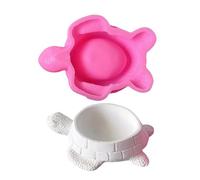Moule à béton réutilisable pour pot de fleurs à démoulage facile béton | Moule en silicone en forme de tortue pour pot de fleurs en cire de soja, porte-clés, bougeoirs, débutants et professionnels