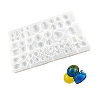 Moule à bijoux en résine de silicone pour projets de bricolage, artisanat, pendentifs, boucles d'oreilles, pendentifs, taille L