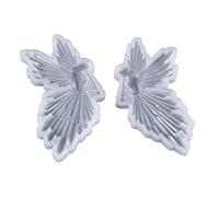 Moule à bijoux en silicone avec inscription « Girl Playing The Flute Angel Girl »