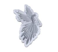 Moule à bijoux en silicone avec inscription « Girl Playing The Flute Angel Girl »