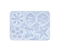 Moule à bijoux en silicone - Réutilisable et flexible pour la création de pendentifs faits à la main, les projets d'artisanat avec des motifs rotatifs uniques de pattes de chat et de fleurs