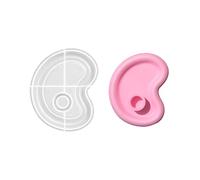 Moule à bijoux en silicone réutilisable pour supports en résine et récipients décoratifs avec design irrégulier
