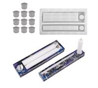 Moule à bijoux en silicone robuste et réutilisable - Résistant à la chaleur - Passe au lave-vaisselle - Moule multifonction en silicone