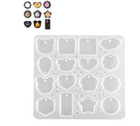 Moule à bijoux en Silicone sans danger pour les aliments, porte-clés, moule en Silicone pour la fabrication de boucles d ' oreilles uniques, breloques et accessoires à la maison, fabrication de bijoux