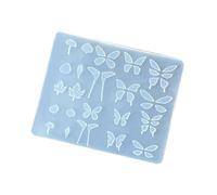 Moule à bijoux papillon artistique réutilisable | Outil en silicone réutilisable pour nail art et fabrication de bijoux, designs créatifs et décorations