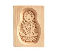 Moule à biscuits en bois - Coupeur de gaufrage 3D réutilisable, conception | Embosser à biscuits en bois - Moule de cuisson sculpté réutilisable, coupeur de bricolage 3D, outil à biscuits pressé à la ma