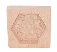 Moule à Biscuits en Bois de Hêtre, Moule à Cookies Réutilisable pour Cuisine, Empreinte Biscuit Cute Animaux, Accessoire Pâtisserie DIY, Fait Main pour Gingerbread et Noël(Abeille)