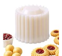 Moule à biscuits en PVC Presse à main rond alimentaire à libération | et en silicone pour gâteaux Mooncake faits maison, cuisine, restaurant, pique-nique, fête, vacances