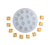 Moule à biscuits miniature réaliste pour décorations de gâteaux et desserts artistiques, moules à jouets alimentaires simulés, petits biscuits en élastomère