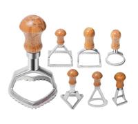 Moule à biscuits - outil pour raviolis avec emporte-pièces 7 pièces - Kit multifonction pour pâtes ergonomiques pour familles fêtes et réunions amicales