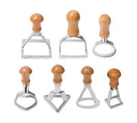 Moule à biscuits | Poignée en bois pour raviolis - Dispositif de coupe de pâte ergonomique Gadget de cuisine pour réunions de famille, vacances, anniversaire