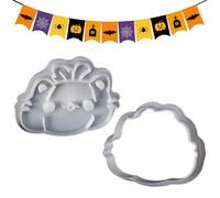 Moule à biscuits pour biscuits, gâteaux, desserts | Moule à gâteau mignon avec motif d'Halloween | Outil de cuisine avec motifs en relief pour biscuits à partir de pâte, chocolat, fondant, fromage