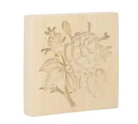 Moule à biscuits, Tampon de presse à libération facile, réutilisable, lavable, sculpté for la maison, emporte-pièces