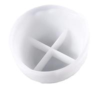 Moule à bol en résine - Moule de rangement en silicone lisse en agate et noix - Décoration de la maison - Plateau à bijoux en silicone