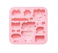 Moule à bonbons en silicone - de cuisson antiadhésive à 13 fentes, forme de chocolat en forme de, outil de cuisine flexible réutilisable, conception, ensemble à dégagement fac