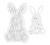 Moule à Bougeoir en Résine - Décoration Art Déco Lapin en Béton - Moulage Résine Époxy | pour Centre de Table Mariage Fête Décoration Maison Salle à Manger