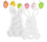 Moule à Bougeoir en Silicone | Sculpture de Lapin en Béton pour Centre de Table Artisanal et Loisirs Créatifs,Moules à Béton pour Bougies,pour Centre de Table Mariage Fête Décoration Maison Salle à Ma