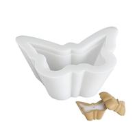 Moule à bougeoir - Moule en silicone en verre avec couvercle - Moule en plâtre de ciment et de ciment - Pour la maison, la table, les mariages, les décorations de repas
