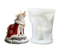 Moule à Bougie 3D Chien,Moule Pour Figurine Animale En Plâtre À Coulér | 3D Animal pour Bougie Savon Création Maison,Décoration Intérieure DIY Arts Créatifs Ciment