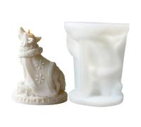 Moule à Bougie 3D Chien - Outil de Coulage au Plâtre | Modèles Mignons Pour Bougie En Forme De Chien,DIY pour Savon Gâteau Déco Maison Artisanat Béton