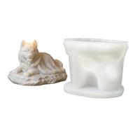 Moule à Bougie 3D Chien | Outil de Coulage au Plâtre - Moules Silicone 3D pour Confiserie & Décoration Intérieure - DIY pour Bougie Savon Gâteau Déco Maison Artisanat Béton