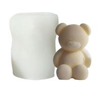 Moule à bougie 3D en silicone - Ours en peluche 3D - Moule en silicone - Moule en résine pour bougies parfumées, fabrication de savon, moulage de résine, savon