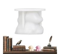 Moule à bougie 3D souple en silicone pour Halloween | Moules en fonte d'animaux pour décoration de table, céramique, plâtre, cire, résine, béton