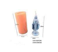 Moule À Bougie 3d Vierge Marie Déesse Jésus, Bricolage, Cadeau Créatif En Argile De Silicone, Décoration De Maison, Moule À Savon Fait À La Main