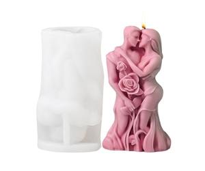 Moule à bougie amoureux - Corps humain 3D, moule à bougie en silicone