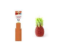 Moule à bougie Ananas en latex + supports de calage