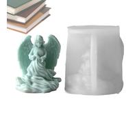 Moule À Bougie Ange En Silicone - Moule 3D Fille Ange Pour Artisanat Argile - Silicone Réutilisable Pour Projets Décoratifs Desserts Bougies