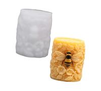 Moule à bougie antiadhésif en forme de fleur, adapté amateurs et cadeaux, moule de fabrication de bougies