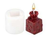 Moule à Bougie Boîte en Silicone pour Créations Festives et Artisanat Noël | Idéal pour fabriquer des bougies parfumées, des gâteaux et des décorations de fêtes avec un démoulage facile